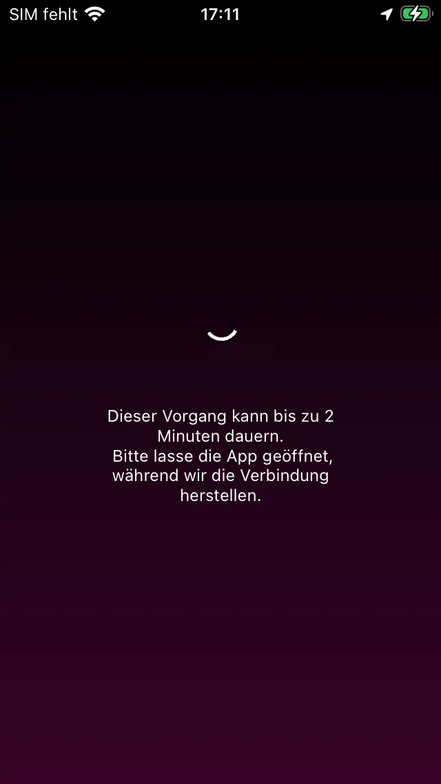 Verbinding wordt gemaakt